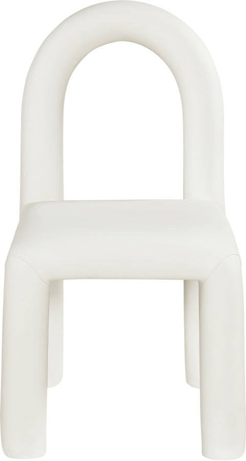Fauteuil d'appoint rembourré en chenille Vivi