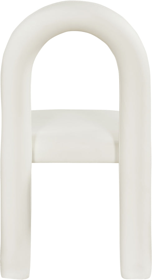 Fauteuil d'appoint rembourré en chenille Vivi