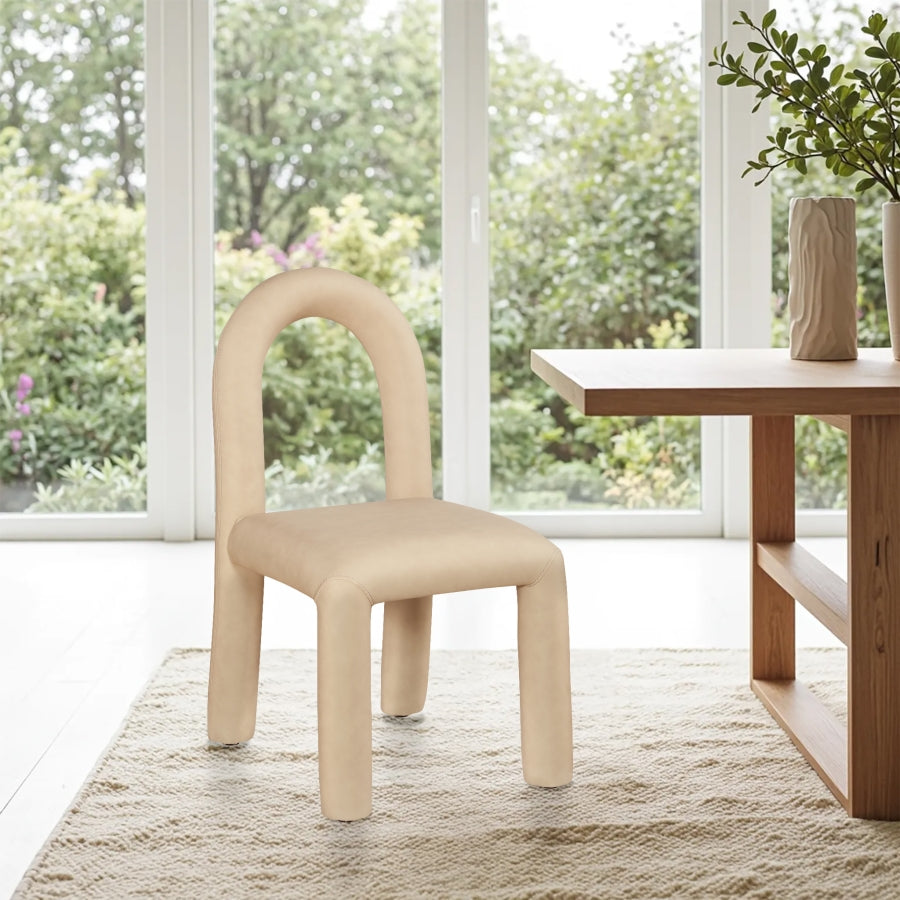 Fauteuil d'appoint rembourré en chenille Vivi