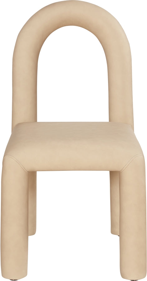 Fauteuil d'appoint rembourré en chenille Vivi