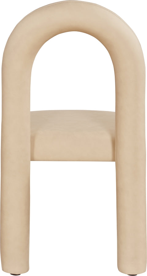 Fauteuil d'appoint rembourré en chenille Vivi