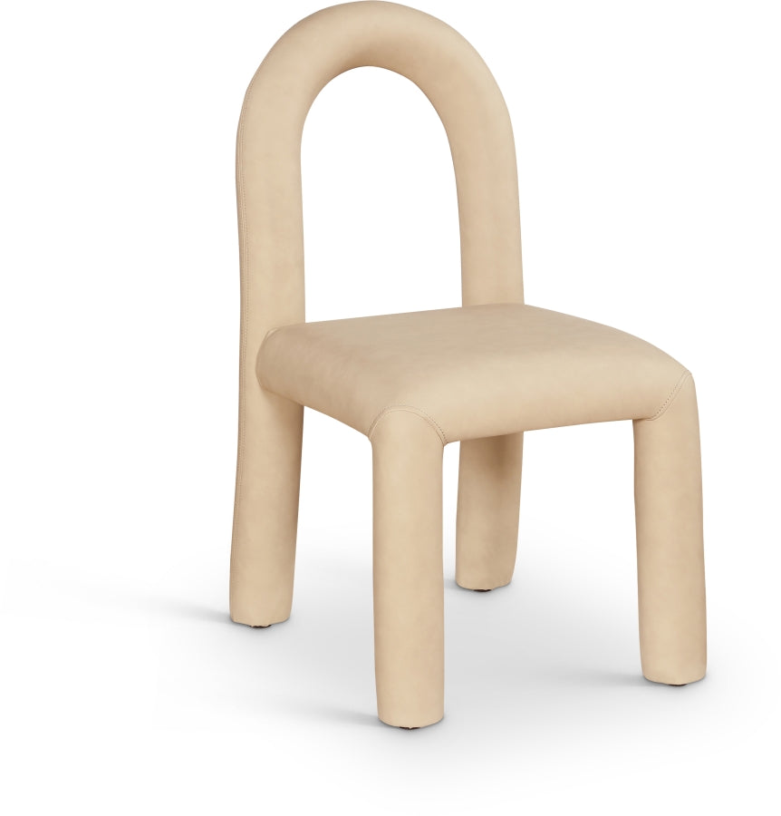 Fauteuil d'appoint rembourré en chenille Vivi