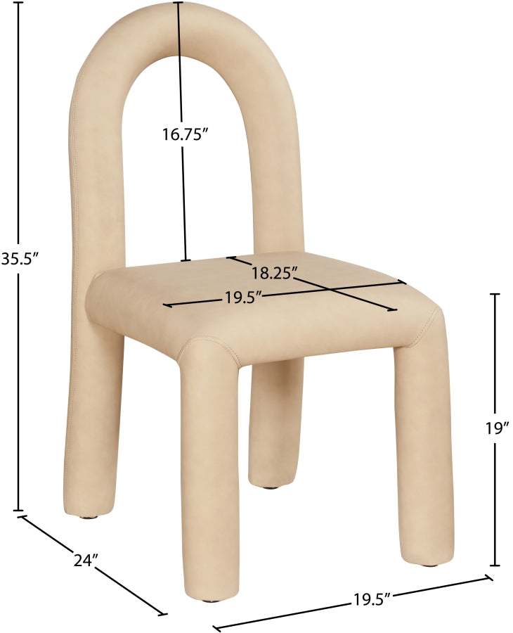Fauteuil d'appoint rembourré en chenille Vivi