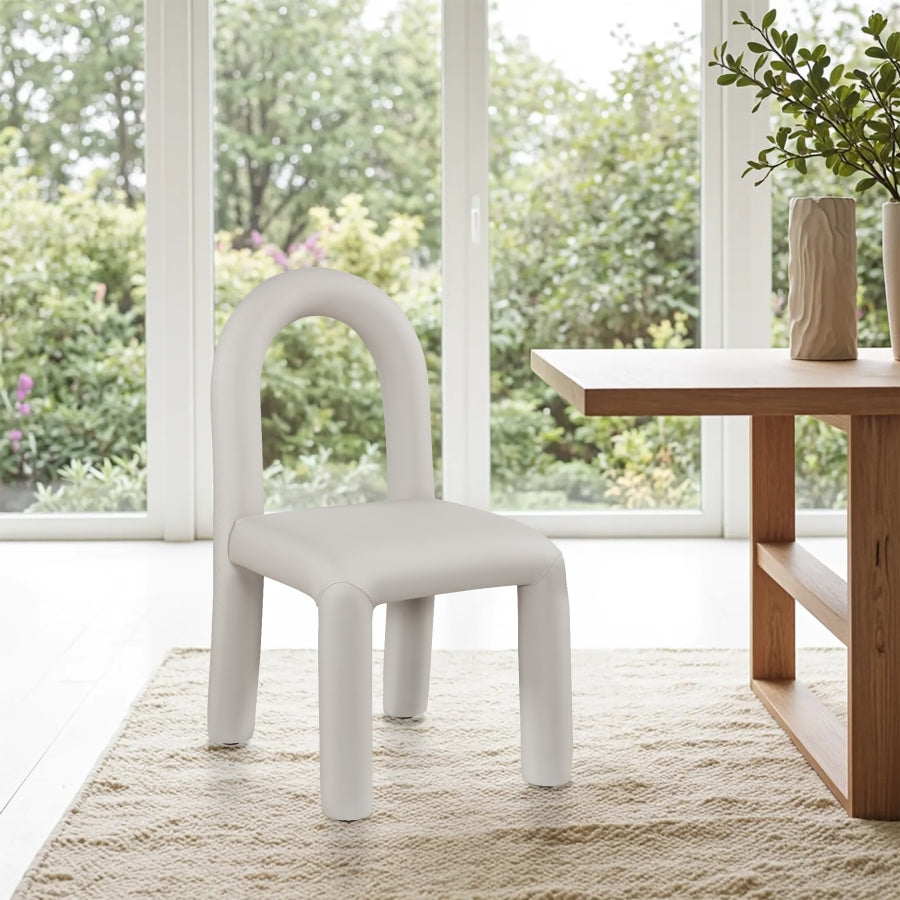 Fauteuil d'appoint rembourré en chenille Vivi