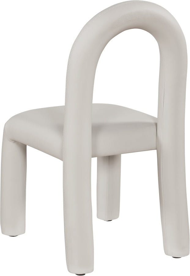 Fauteuil d'appoint rembourré en chenille Vivi
