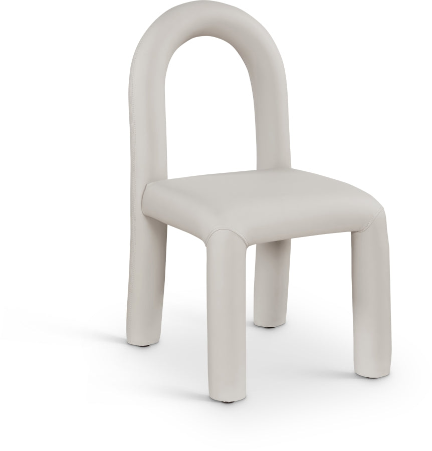 Fauteuil d'appoint rembourré en chenille Vivi