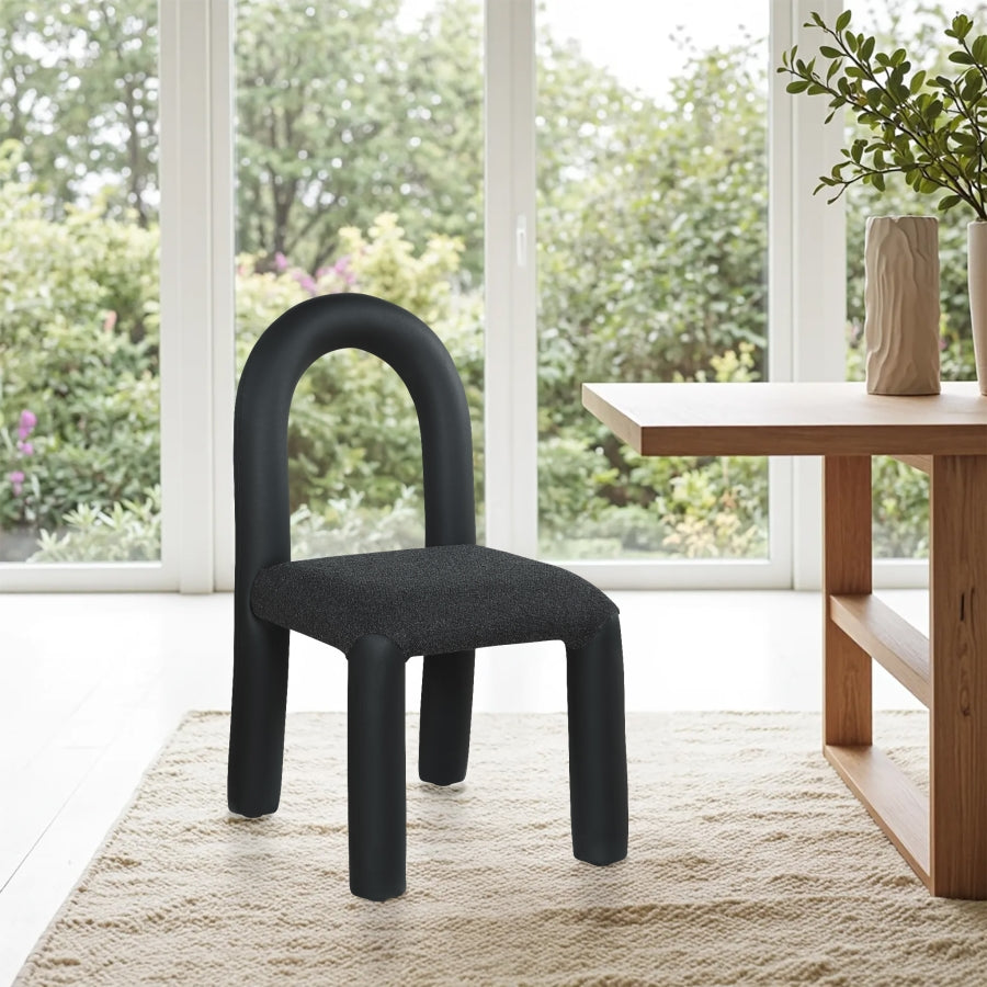 Fauteuil d'appoint rembourré en chenille Vivi