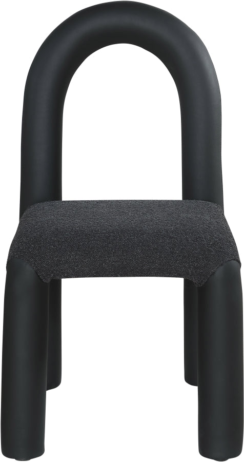 Fauteuil d'appoint rembourré en chenille Vivi