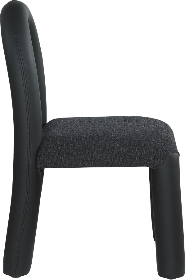 Fauteuil d'appoint rembourré en chenille Vivi