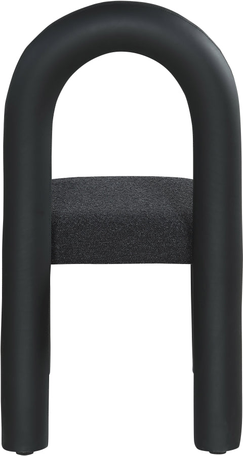 Fauteuil d'appoint rembourré en chenille Vivi