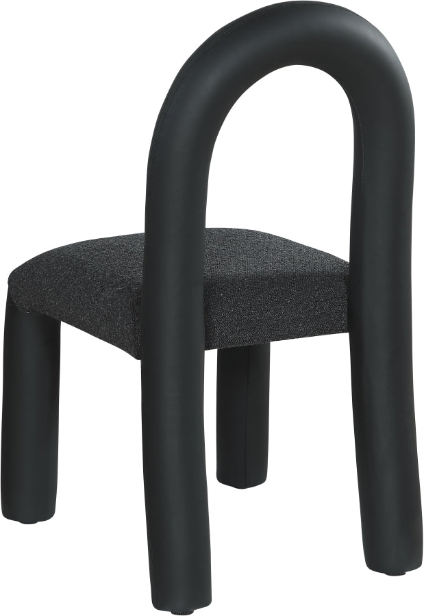 Fauteuil d'appoint rembourré en chenille Vivi