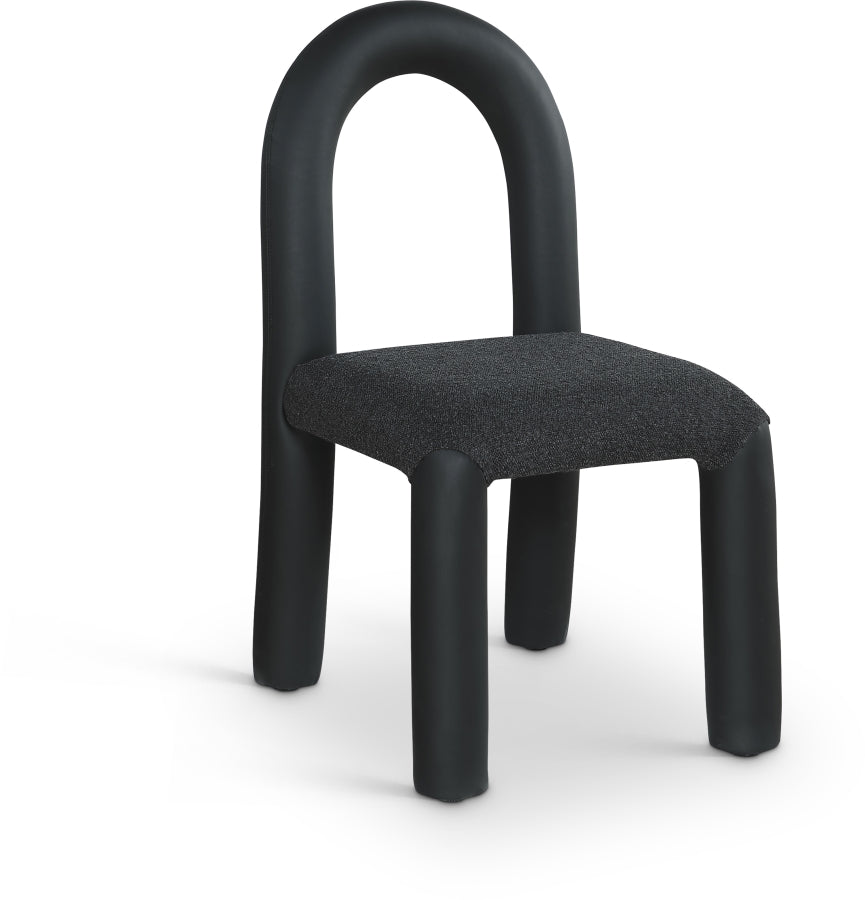 Fauteuil d'appoint rembourré en chenille Vivi