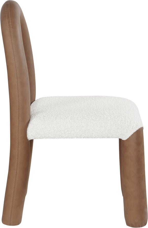 Fauteuil d'appoint rembourré en chenille Vivi