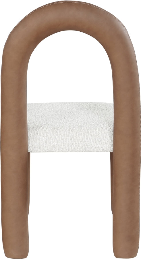 Fauteuil d'appoint rembourré en chenille Vivi