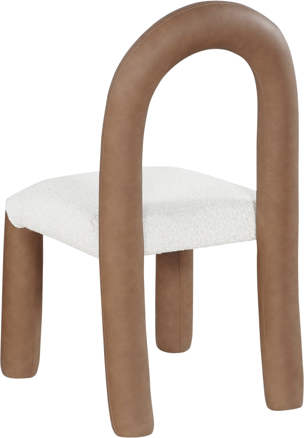 Fauteuil d'appoint rembourré en chenille Vivi