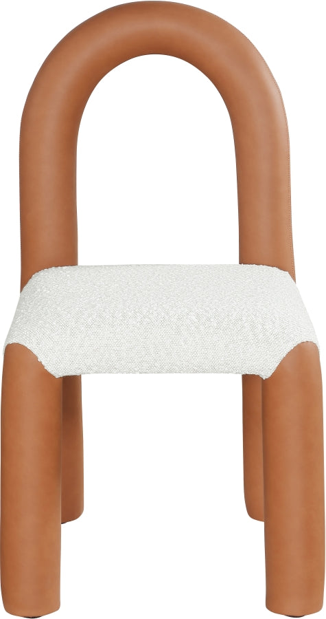 Fauteuil d'appoint rembourré en chenille Vivi