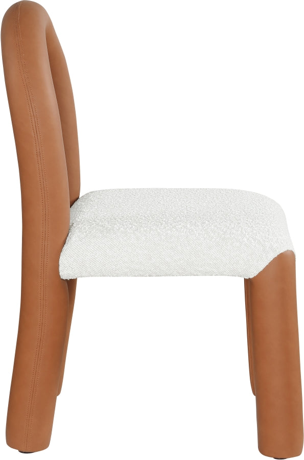 Fauteuil d'appoint rembourré en chenille Vivi