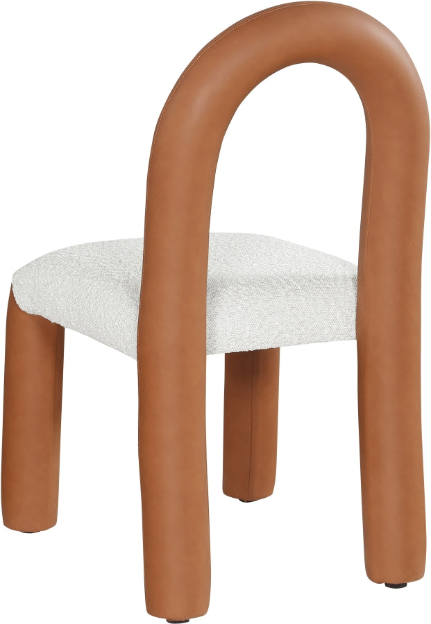 Fauteuil d'appoint rembourré en chenille Vivi