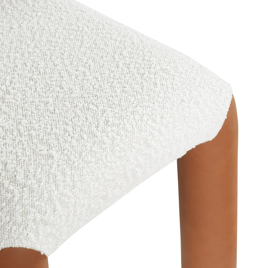 Fauteuil d'appoint rembourré en chenille Vivi