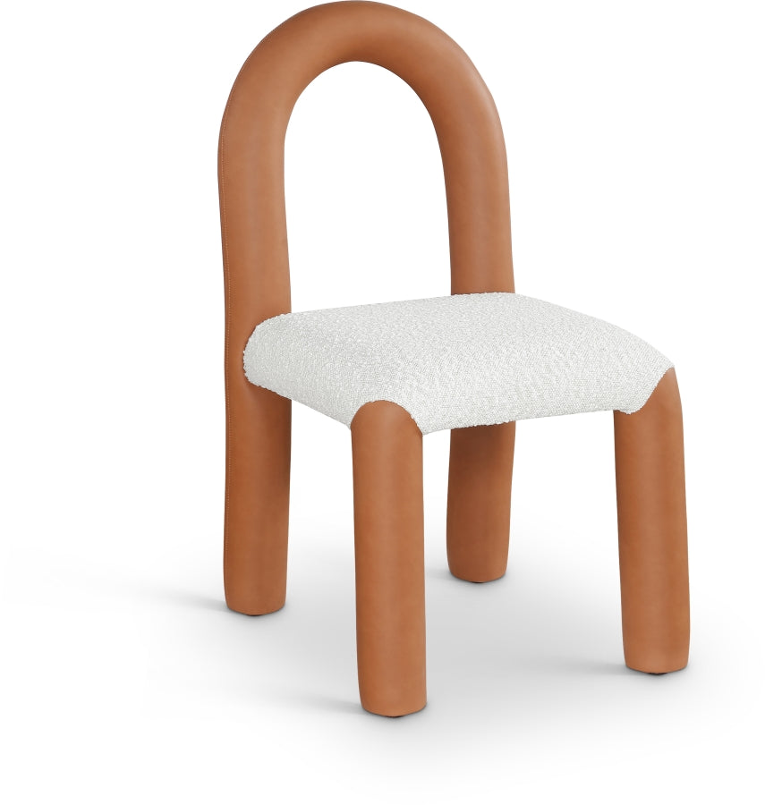 Fauteuil d'appoint rembourré en chenille Vivi
