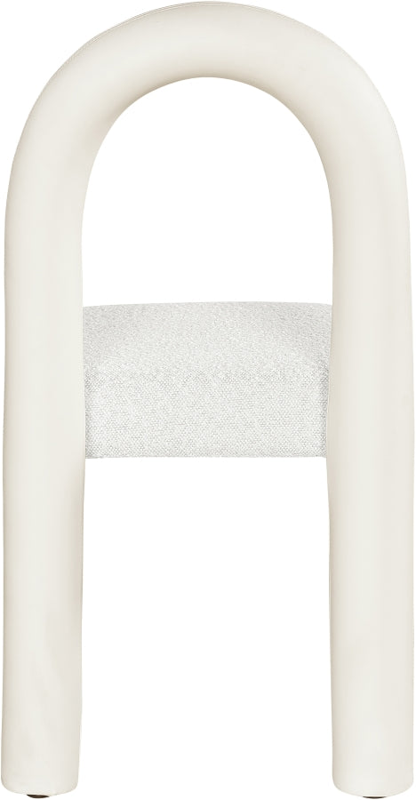 Fauteuil d'appoint rembourré en chenille Vivi