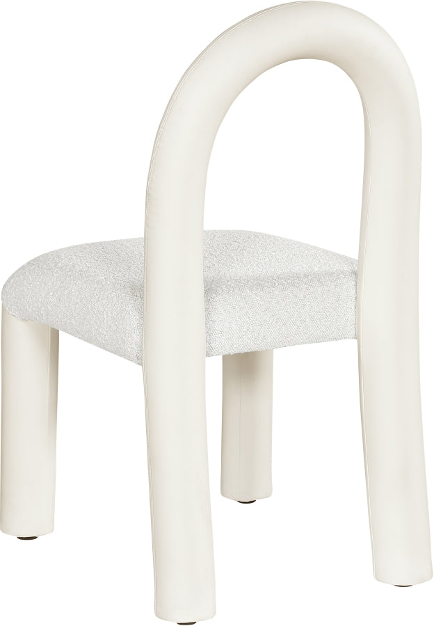 Fauteuil d'appoint rembourré en chenille Vivi