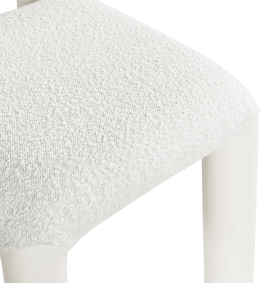 Fauteuil d'appoint rembourré en chenille Vivi