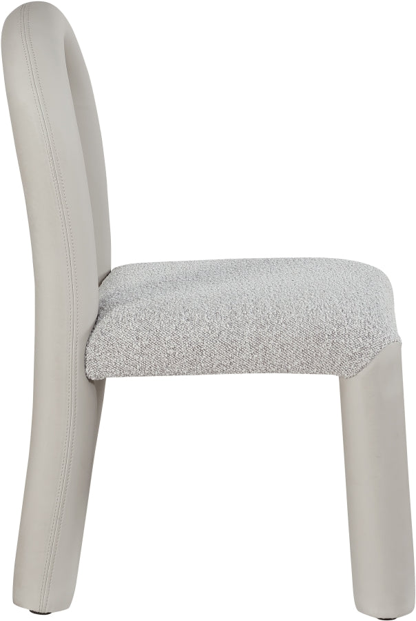 Fauteuil d'appoint rembourré en chenille Vivi