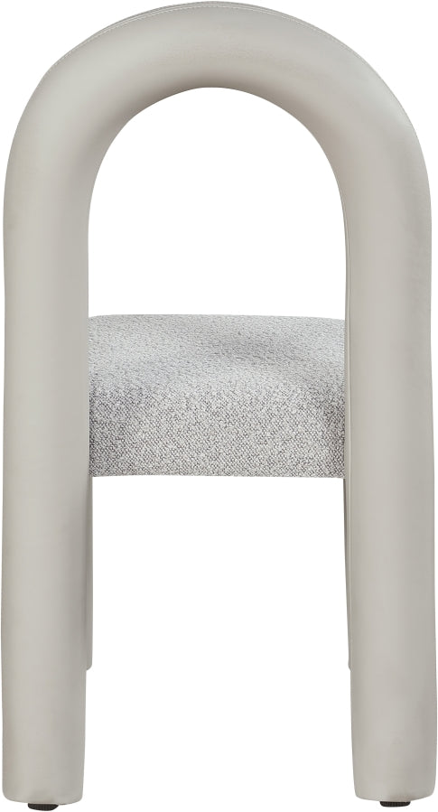 Fauteuil d'appoint rembourré en chenille Vivi