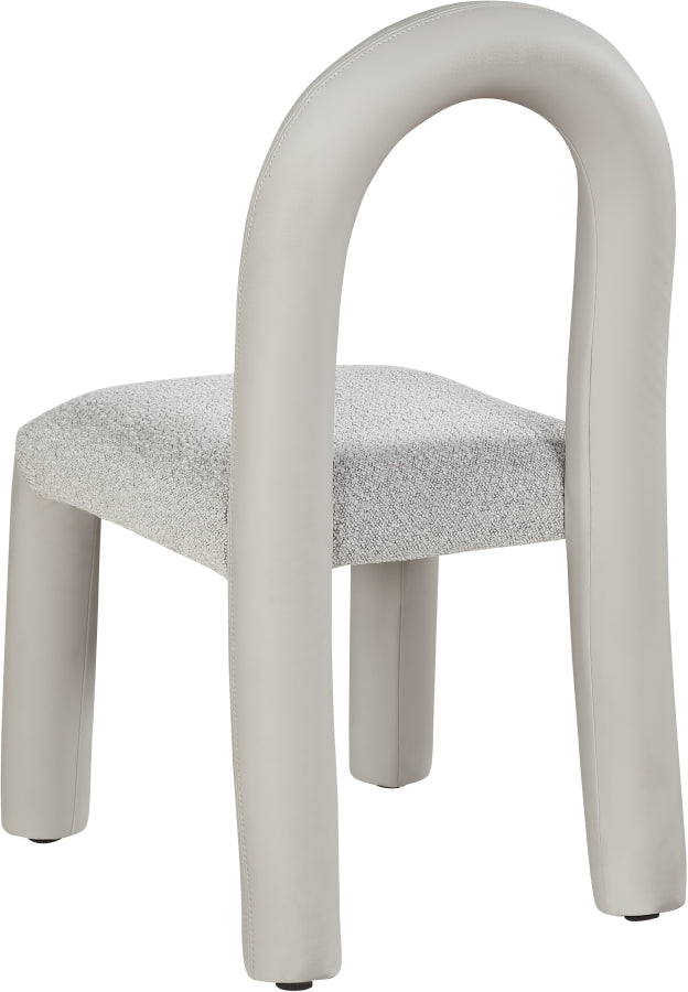 Fauteuil d'appoint rembourré en chenille Vivi