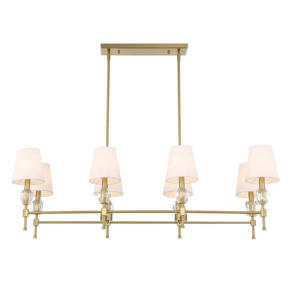 Arques 8 Lt Linear Chandelier