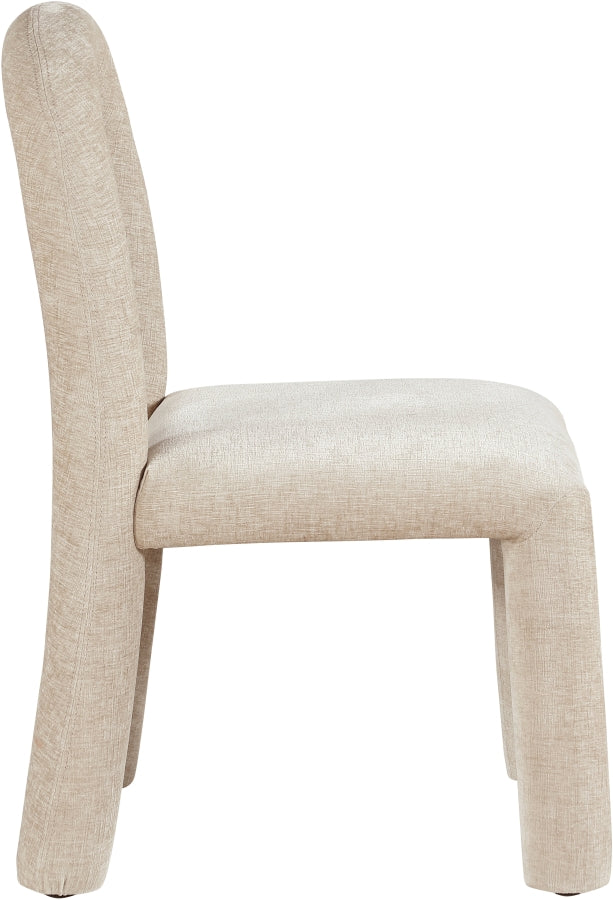 Fauteuil d'appoint rembourré en chenille Vivi