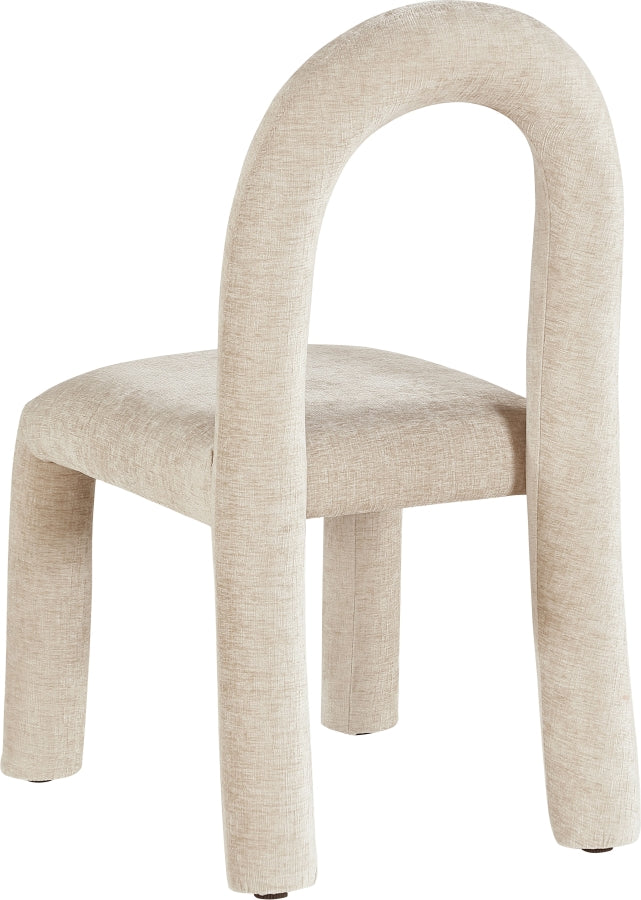 Fauteuil d'appoint rembourré en chenille Vivi