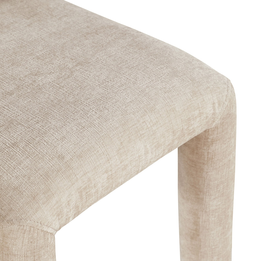 Fauteuil d'appoint rembourré en chenille Vivi