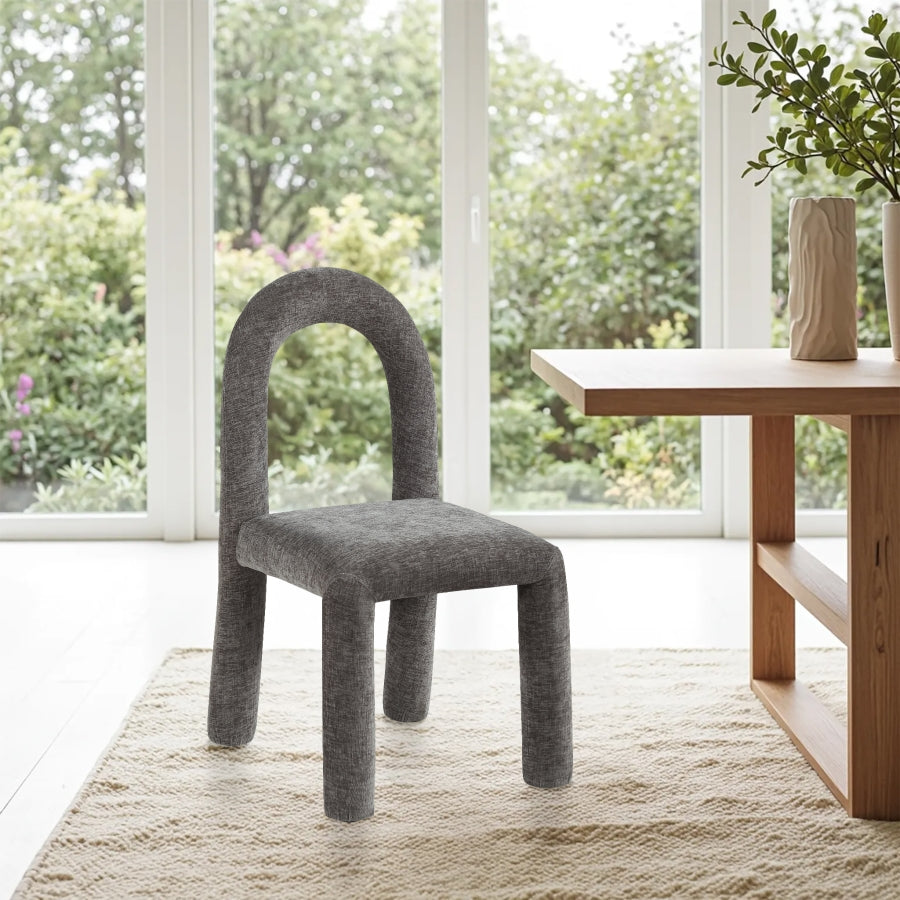 Fauteuil d'appoint rembourré en chenille Vivi