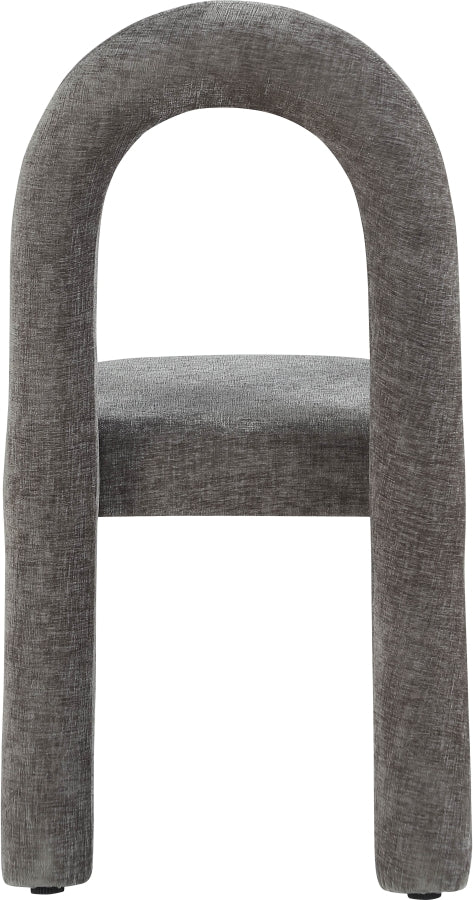 Fauteuil d'appoint rembourré en chenille Vivi