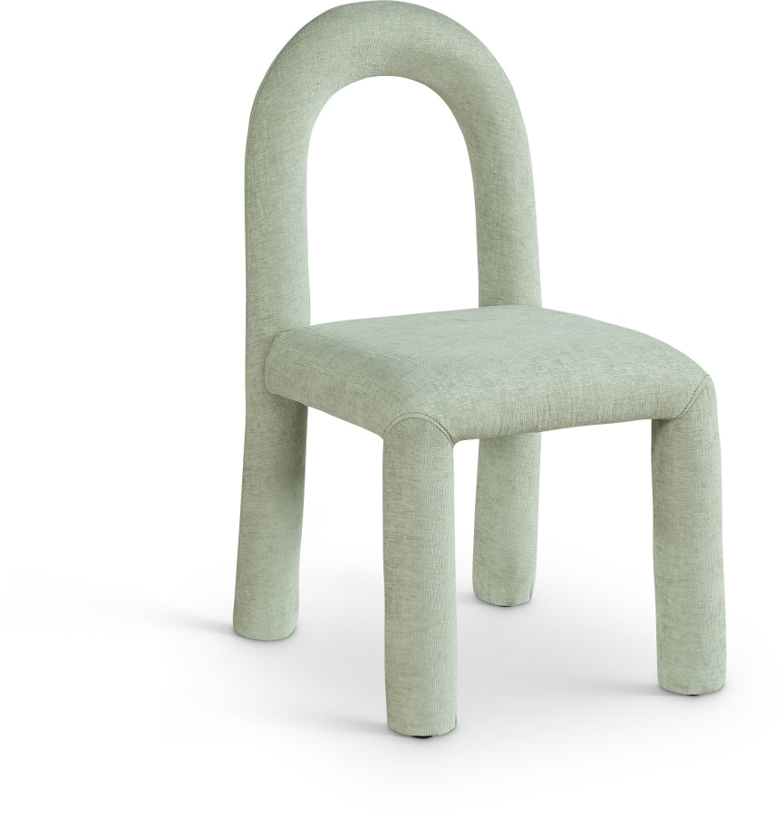 Fauteuil d'appoint rembourré en chenille Vivi