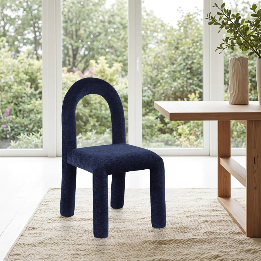 Fauteuil d'appoint rembourré en chenille Vivi