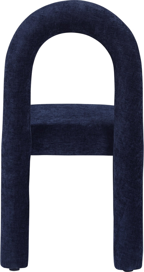 Fauteuil d'appoint rembourré en chenille Vivi