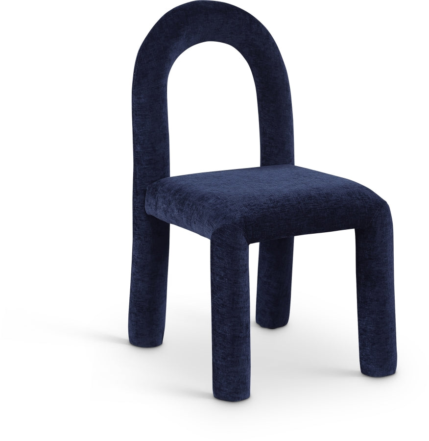 Fauteuil d'appoint rembourré en chenille Vivi