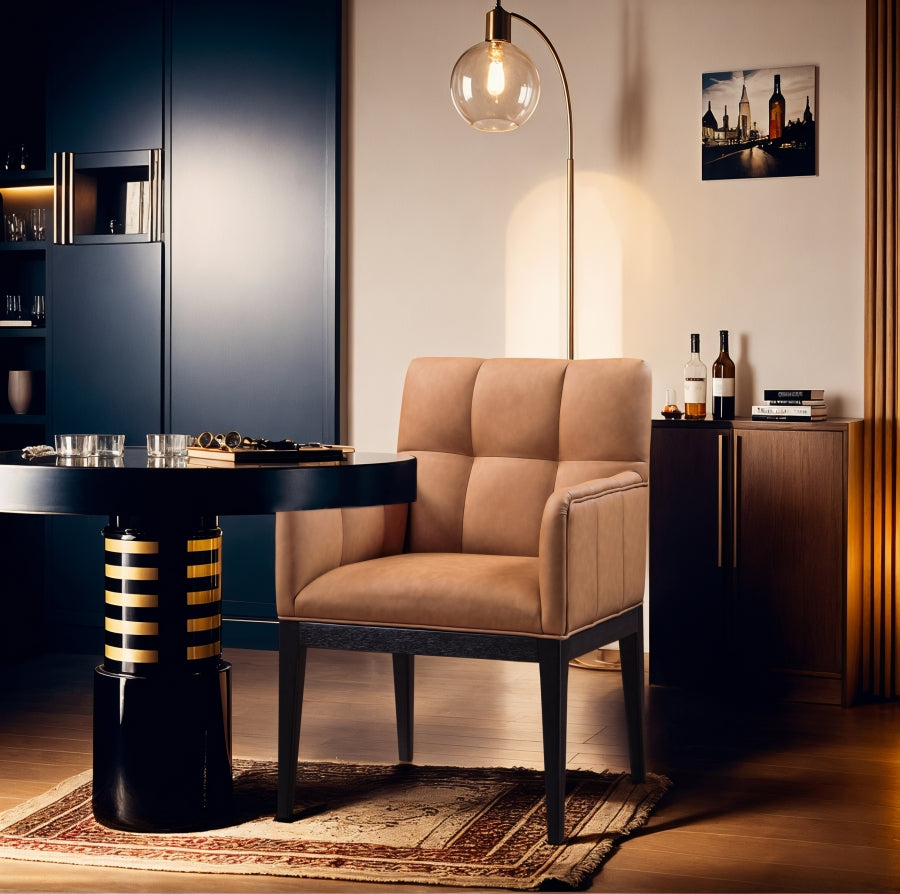 Fauteuil d'appoint rembourré en chenille Vivi