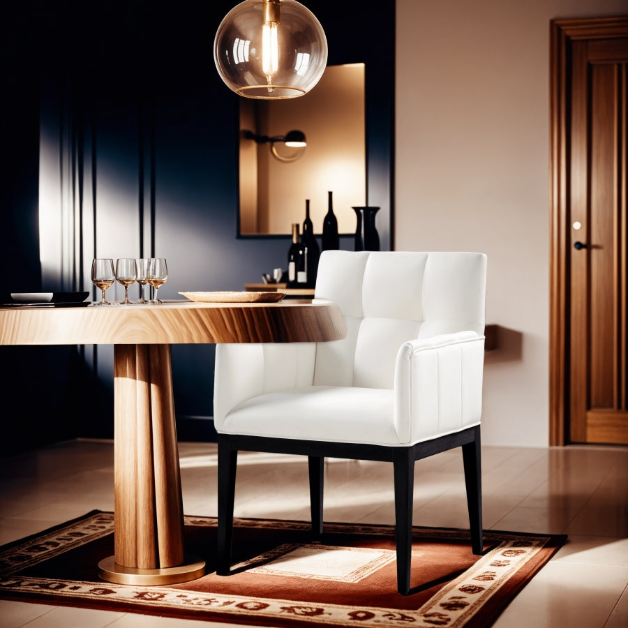 Fauteuil d'appoint rembourré en chenille Vivi