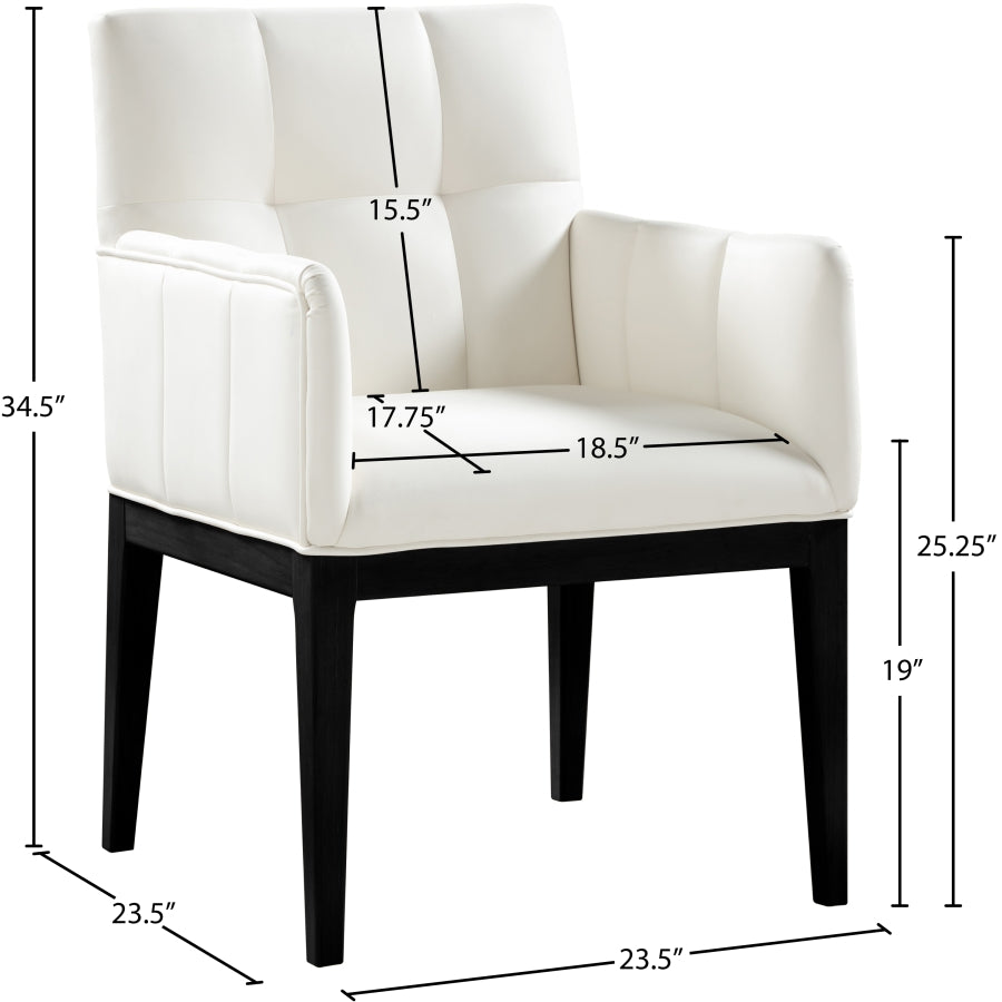 Fauteuil d'appoint rembourré en chenille Vivi