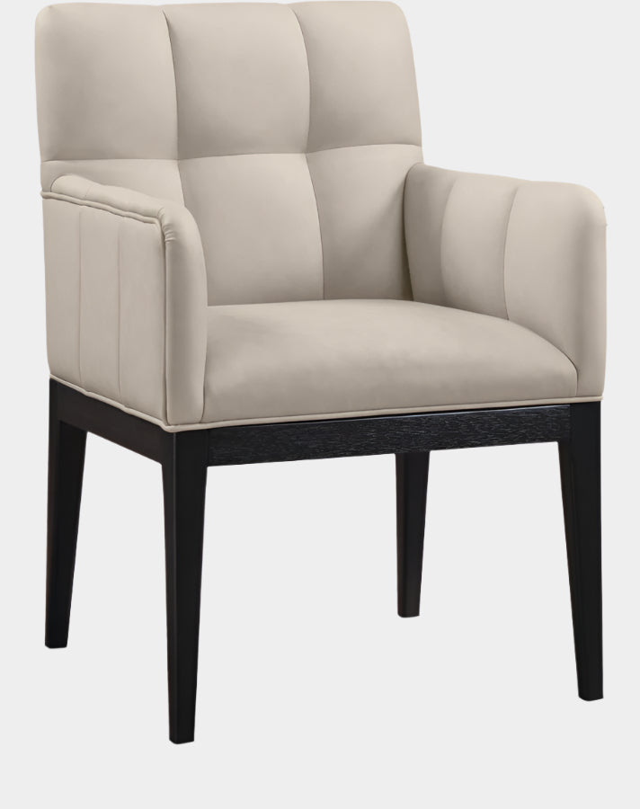 Fauteuil d'appoint rembourré en chenille Vivi