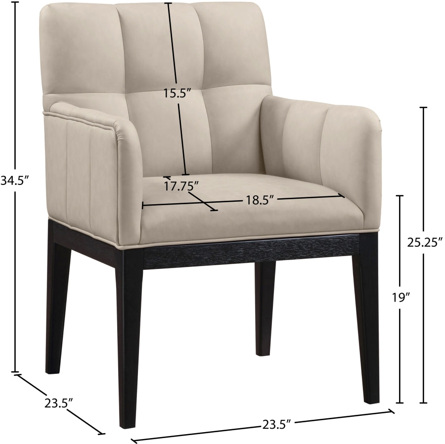 Fauteuil d'appoint rembourré en chenille Vivi