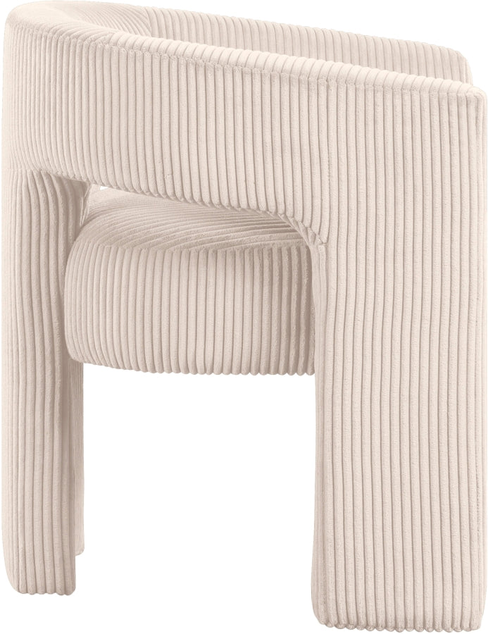 Fauteuil d'appoint rembourré en chenille Vivi