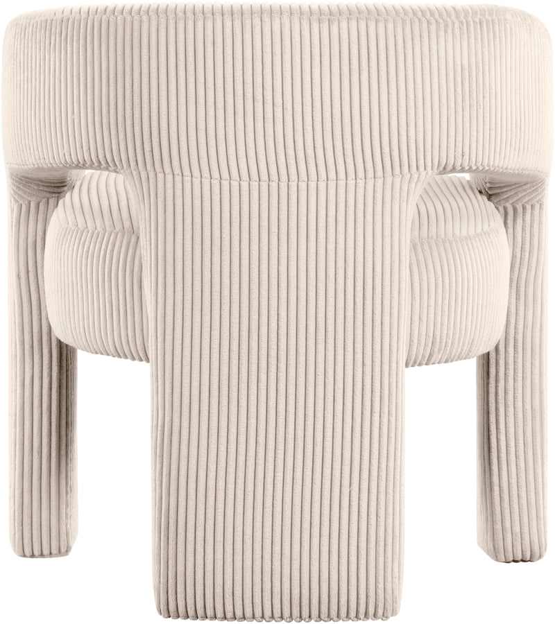 Fauteuil d'appoint rembourré en chenille Vivi