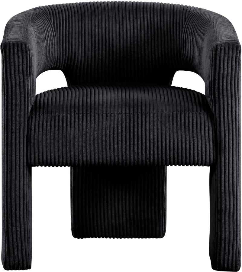 Fauteuil d'appoint rembourré en chenille Vivi