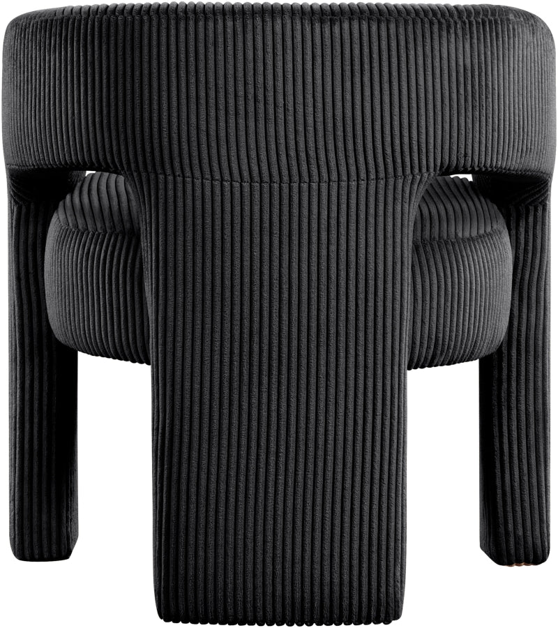 Fauteuil d'appoint rembourré en chenille Vivi