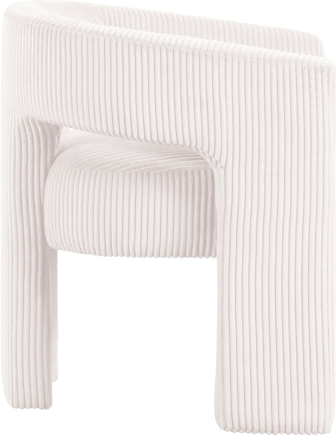 Fauteuil d'appoint rembourré en chenille Vivi